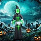 8FT Inflatable Mirror Face Ghost Halloween LED Yard Decor