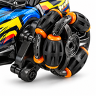 8wd-gesture-sensing-rc-stunt-car-spray-lights-music: accurate close-up macro detail.