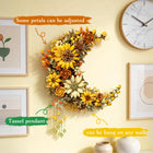 939PCS Golden Moon Flower Building Blocks Wall Decor Set