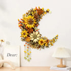 939PCS Golden Moon Flower Building Blocks Wall Decor Set