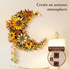 939PCS Golden Moon Flower Building Blocks Wall Decor Set