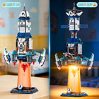 Deformable Space Rocket Building Set | 950Pcs 2-in-1 STEM Toy | Toylvia
