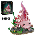 998PCS Creative Aquatic Amphibian Axolotl Building Blocks Set