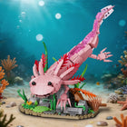 998PCS Creative Aquatic Amphibian Axolotl Building Blocks Set