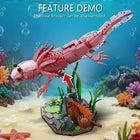 998PCS Creative Aquatic Amphibian Axolotl Building Blocks Set