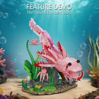 998PCS Creative Aquatic Amphibian Axolotl Building Blocks Set
