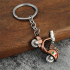 3D Vintage Scooter Keychain – Metal Motorcycle Vespa Keychain