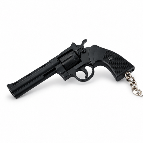 The Pocket Maverick: Mini Metal Revolver 1:3 Scale Replica & Keychain - alternate view
