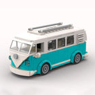 Classic T1 Camper Van Building Blocks Set – 309 Pieces Retro City Vehicle MOC Model