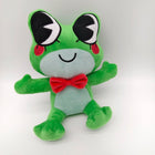 Cute Ribbit Frog Plush Toy - Soft Green Stuffed Animal Doll (24cm)