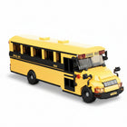 Yellow American School Bus Building Set | 788PCS Model | ToyIvia