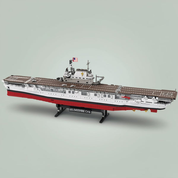 USS CV-6 Enterprise Building Set | 1883PCS Aircraft Carrier | Toylvia