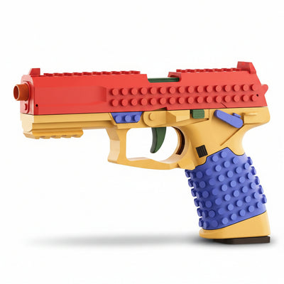 USP Building Block Soft Bullet Toy Gun | 2-in-1 DIY Blaster | ToyIvia