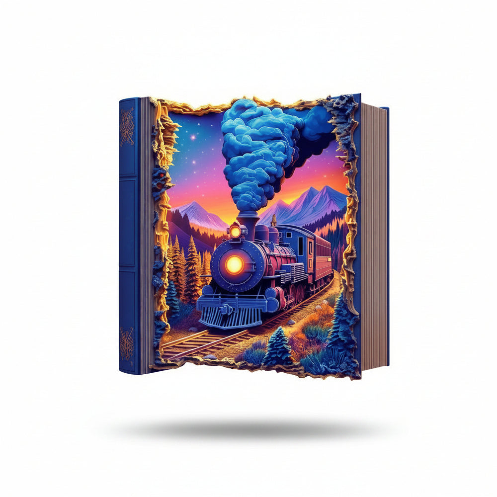 Train Wooden Puzzle - Irregular Cut Brain Teaser 3D Jigsaw | Toylvia™