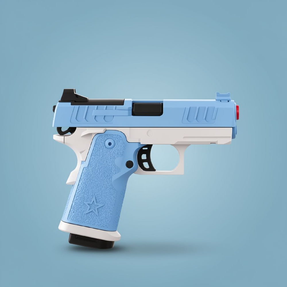 Toylvia™ G17/2011 Soft Bullet Toy Gun - Shell Ejecting Manual Blaster Set