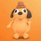 This Is Fine Coffee Dog Plush Toy (25cm) - Funny Meme Stuffed Dog Doll | Toylvia™