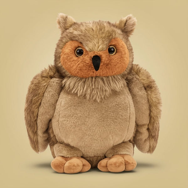 Tezituor 4-in-1 Owl Stuffed Animal Set - 20" Large Plush with 3 Babies
