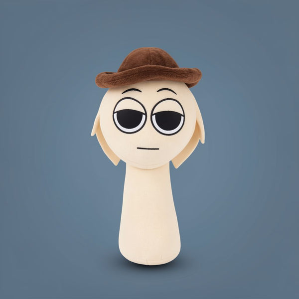 Sprunki "Tunner" Plush Toy - Tan Stuffed Animal, 20-30cm | Toylvia