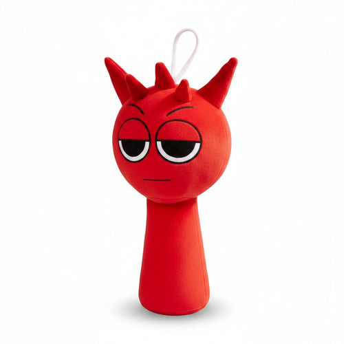 Sprunki Raddy Plush Toy - Red Stuffed Animal Game Character Gift