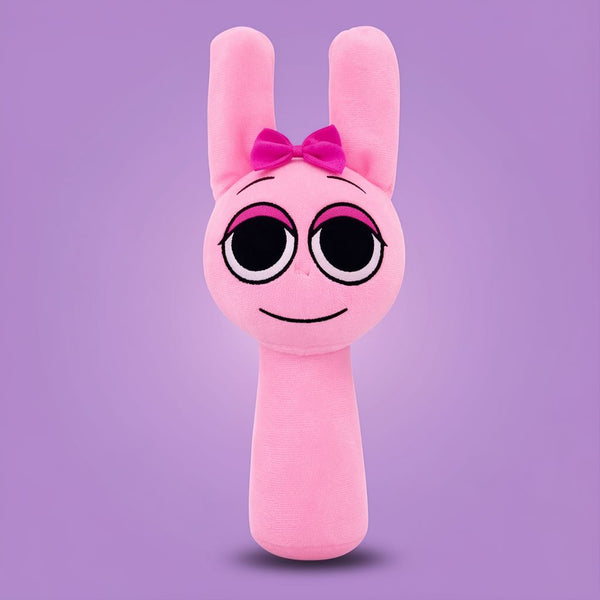 Sprunki "Pinki" Plush Toy - Pink Stuffed Animal, 20-30cm | Toylvia