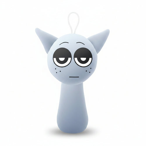 Sprunki Gray Plush Toy - Gray Stuffed Animal Game Character Gift