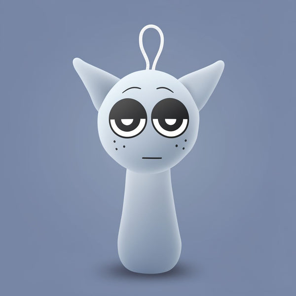 Sprunki "Gray" Plush Toy - Gray Stuffed Animal, 20-30cm | Toylvia