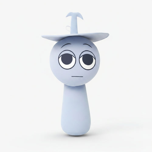 Sprunki "Clukr" Plush Toy - Silver Stuffed Animal | Toylvia