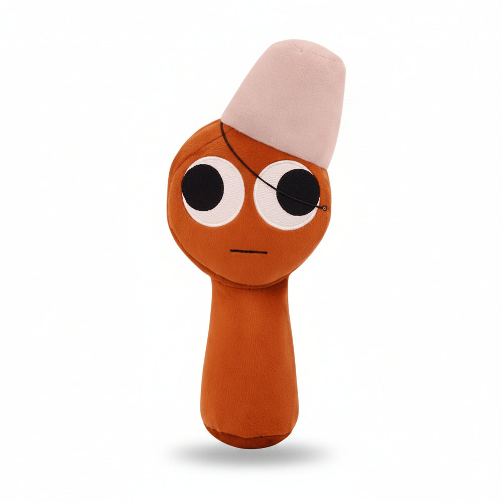 Brud Sprunki Plush Toy — Brown Stuffed Animal 20cm