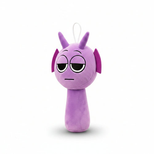 Sprunki Durple Plush Toy - Purple Stuffed Animal Game Character Gift