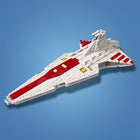 Space Battleship 960pcs Building Blocks Spaceship Defense Ship