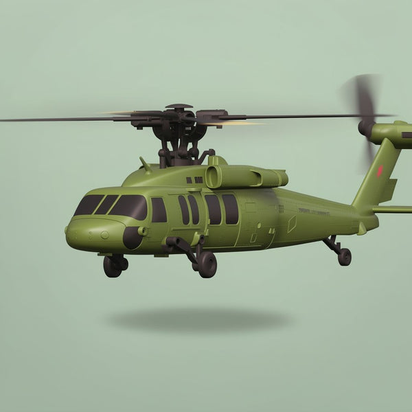 Sky Stunt Master K200 - 6-Axis Gyro Brushless Remote Control Helicopter