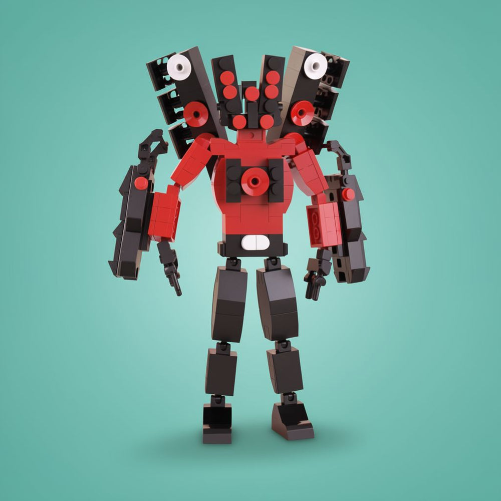 Skibidi Titan Speakerman 2.0 Building Block Set - 332pcs Action Figure