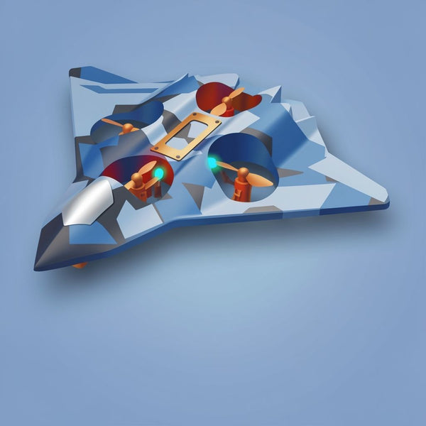 RC Aircraft EPP Foam Stunt Glider - Fall-Resistant Fighter Plane