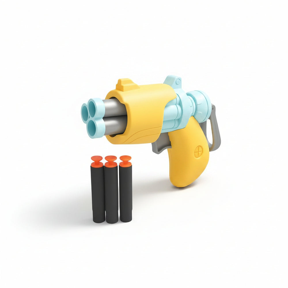 Radish Soft Bullet Decompression Toy Gun - Fun Foam Dart Blaster