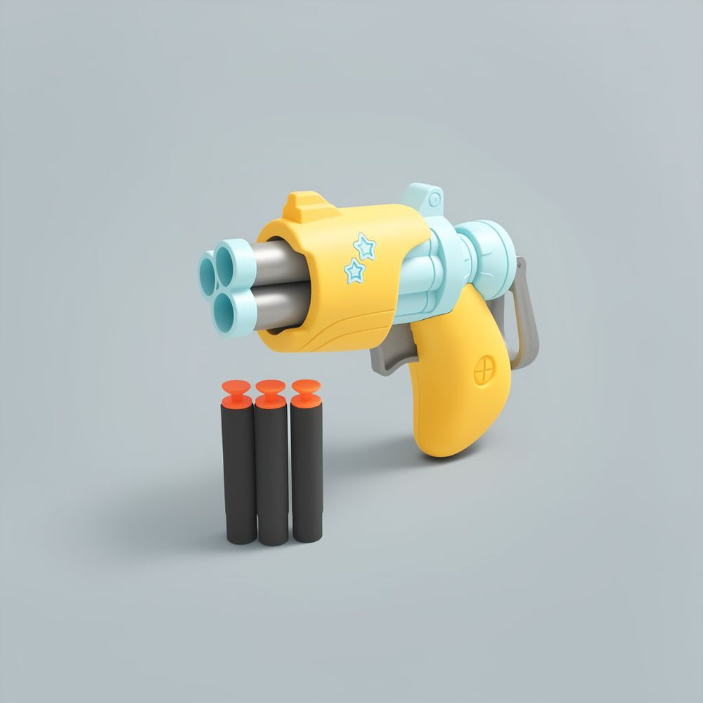 Radish Soft Bullet Decompression Toy Gun - Fun Foam Dart Blaster