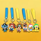 Pirate Cartoon PVC Keychain - Cute Character Bag & Car Charm