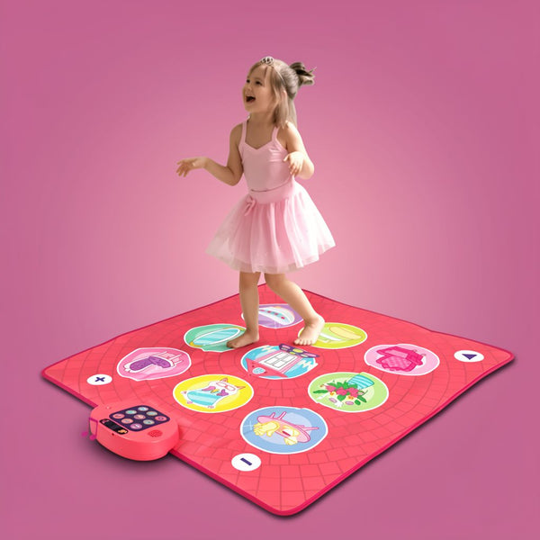 Pink Kids Dance Mat | 5 Difficulty Levels & 9 Demo Songs | ToyIvia