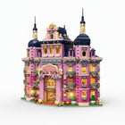Pinkspire Estate House Building Set | 1815PCS Villa with Lights | ToyIvia