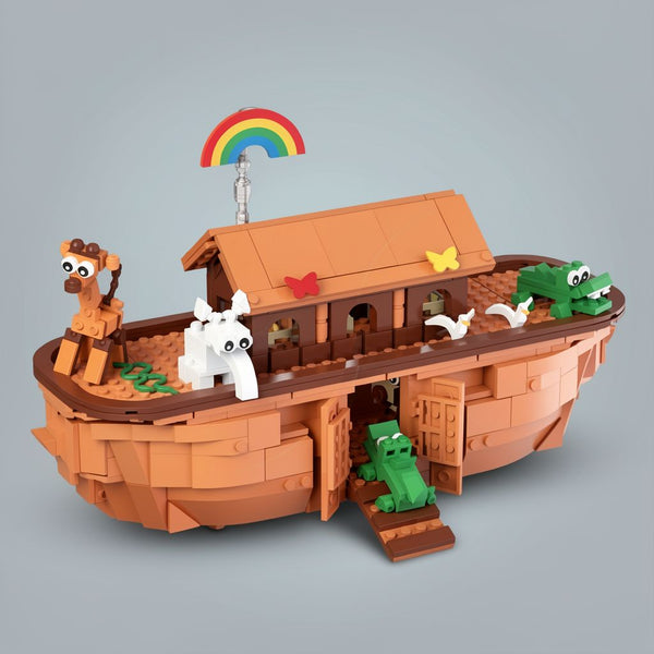 Noah's Ark Building Blocks Set | 845Pcs Bible Story Toy | Toylvia
