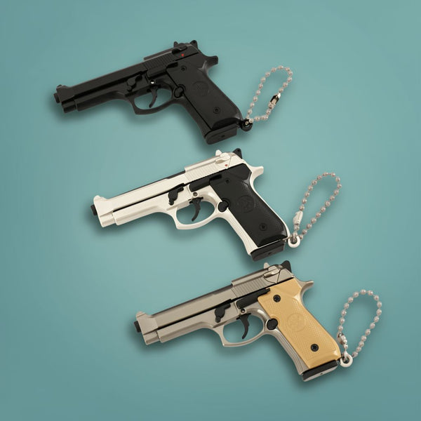 New PUBG Metal Gun Model 1:3 Beretta M92A1 Keychain - Alloy Pistol