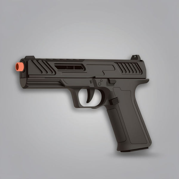 MR920 Upgraded Soft Bullet Handgun | Continuous Fire & Empty Hanging | Toylvia