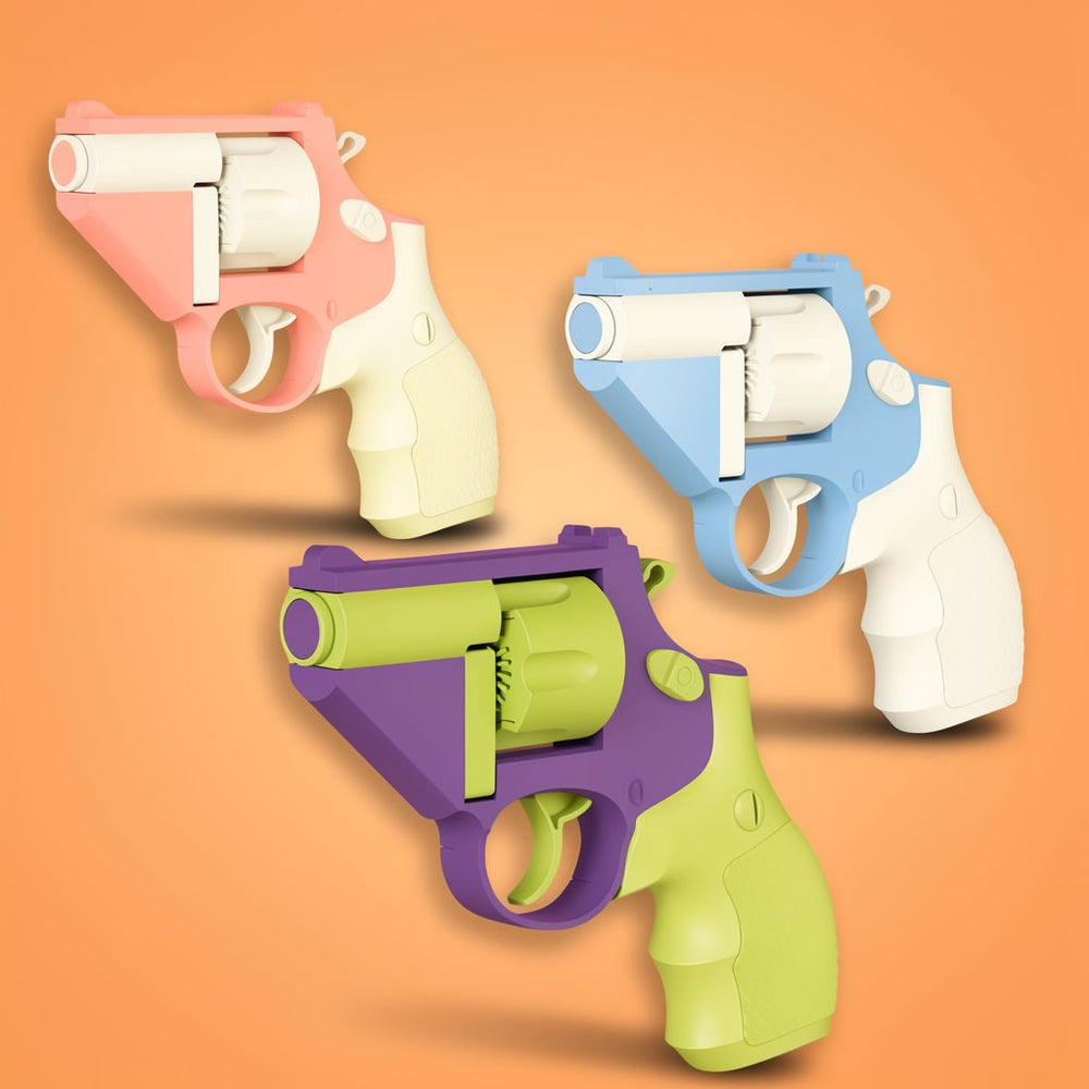 Mini Rotating Fidget Blaster Toy - 3D Printed Stress Relief Desk Fidget | Toylvia™