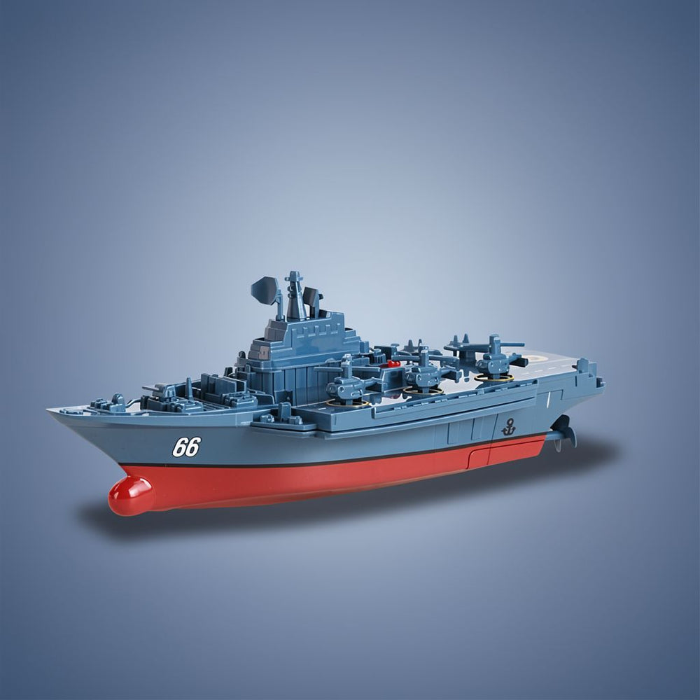 Mini RC Aircraft Carrier & Frigate Remote Control Warship Boat