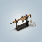 Mini M110 Alloy Weapon Keychain - 9cm Military Model