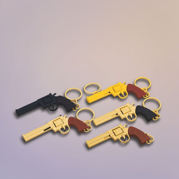 Mini Alloy Gun Keychain - 7cm / 7.3cm Collectible Model Props