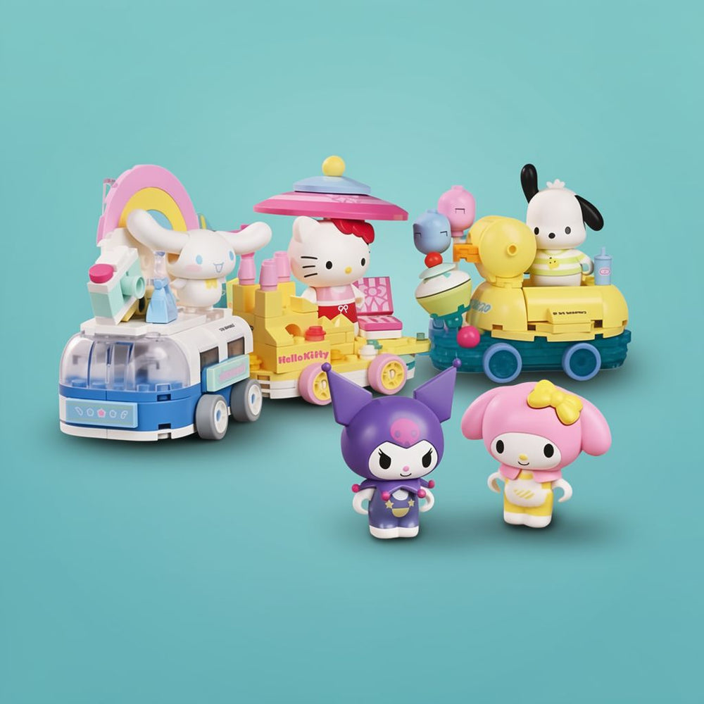 Keeppley Sanrio Float Parade Building Blocks - Kuromi, My Melody & Friends | Toylvia™