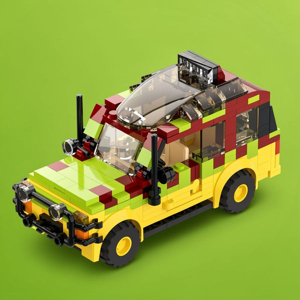 Jurassic Tour Vehicle 309pcs Dinosaur Building Blocks Set