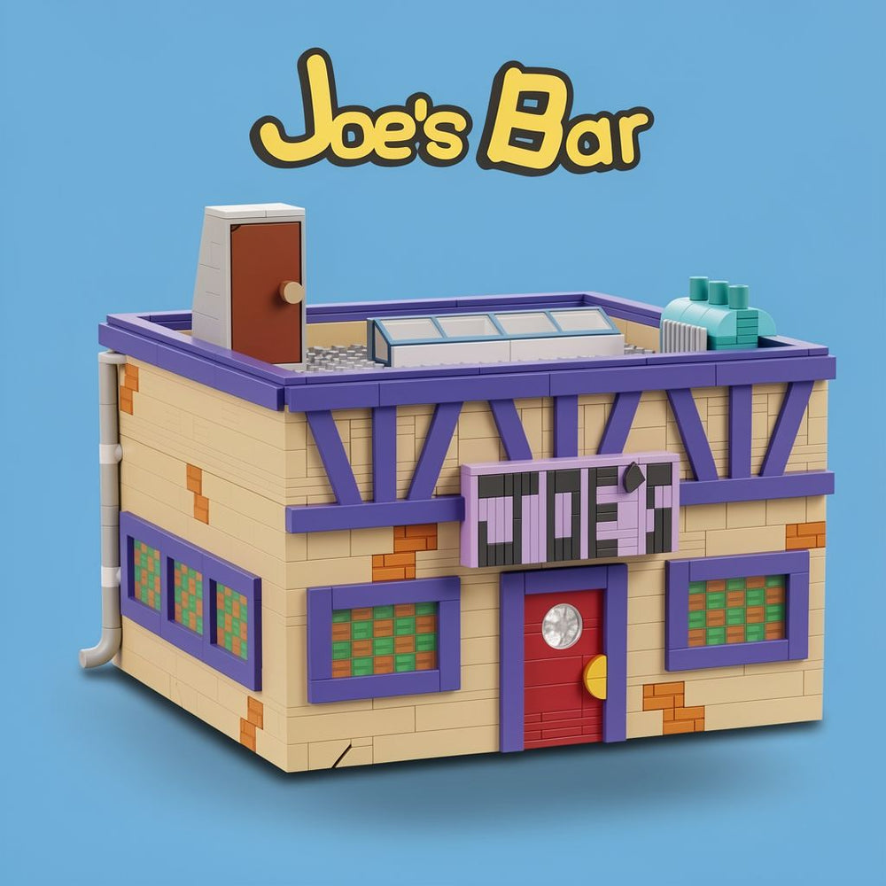 Joe's Bar Building Blocks Set - 1748PCS Movie Modular Architecture