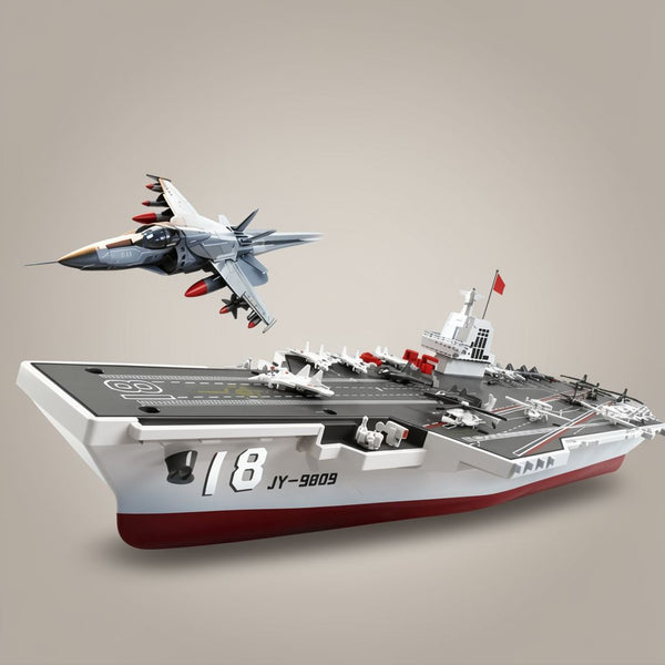 JJRC 1:800 Fujian Aircraft Carrier RC Ship - Modular Water-Activated Model
