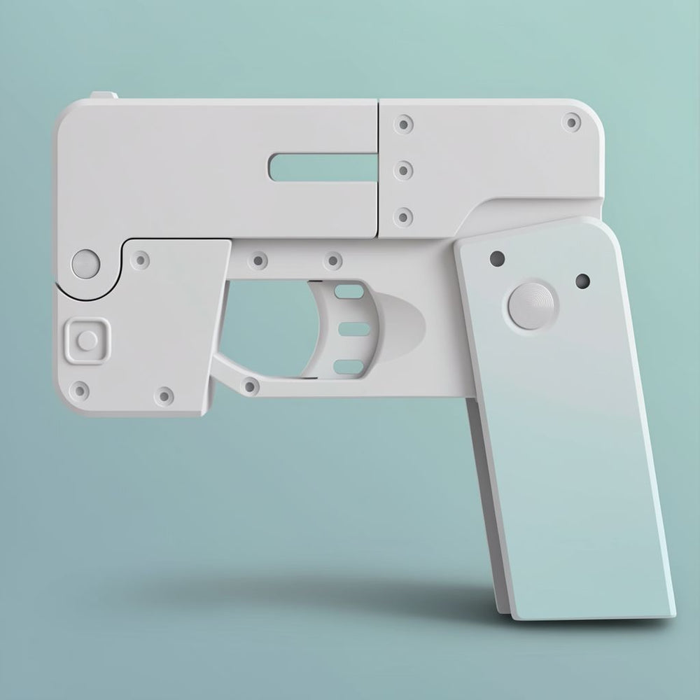 IC380 Folding Phone Deformation Soft Bullet Toy Gun (Shell Ejection)